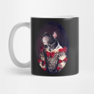 the "snuggled up" Lady Quietsch Mug